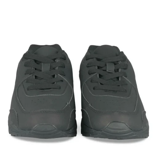 Baskets NOIR Garçon Motif Uni Scratch
