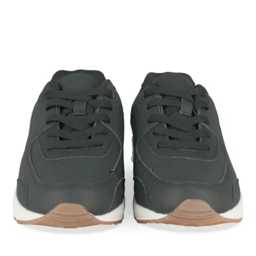 Baskets NOIR Garçon Motif Multicolore Lacets