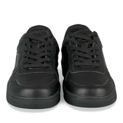 Baskets NOIR Garçon Motif Uni Lacets