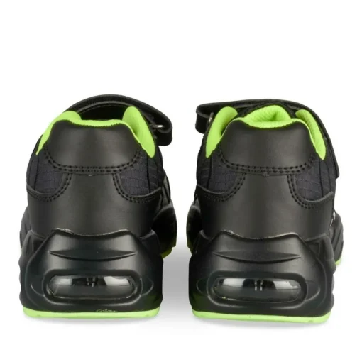 Baskets NOIR Garçon Motif Uni Scratch