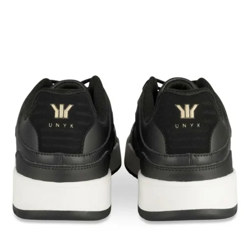 Baskets NOIR Garçon Motif Uni Lacets