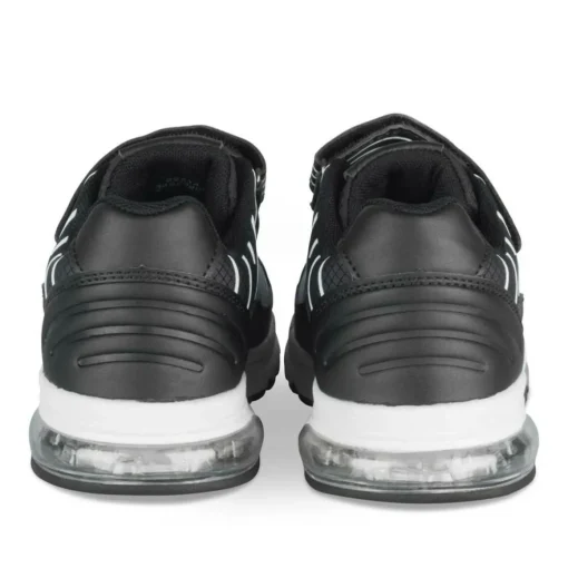 Baskets NOIR Garçon Motif Uni Scratch