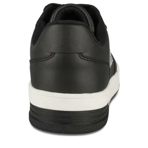 Baskets NOIR Garçon Motif Uni Lacets