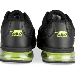 Baskets NOIR Garçon Motif Uni Lacets