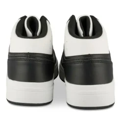 Baskets NOIR Garçon Motif Uni Lacets