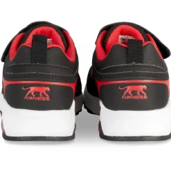 Baskets NOIR Garçon Motif Uni Scratch + Elastique