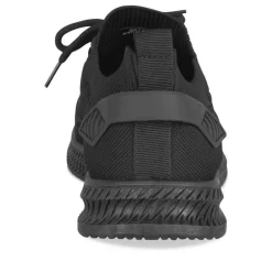 Baskets NOIR Garçon Motif Uni Lacets