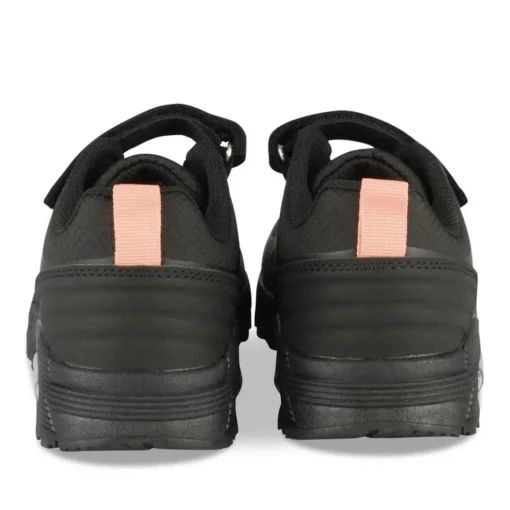 Baskets NOIR Garçon Motif Uni Scratch