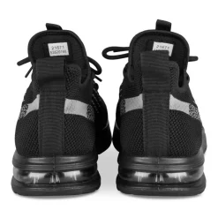 Baskets NOIR Garçon Motif Uni Lacets