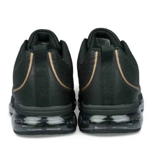 Baskets NOIR Garçon Motif Uni Lacets