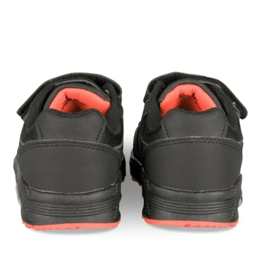 Baskets NOIR Garçon Motif Uni Scratch
