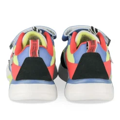 Baskets NOIR Garçon Motif Multicolore Scratch