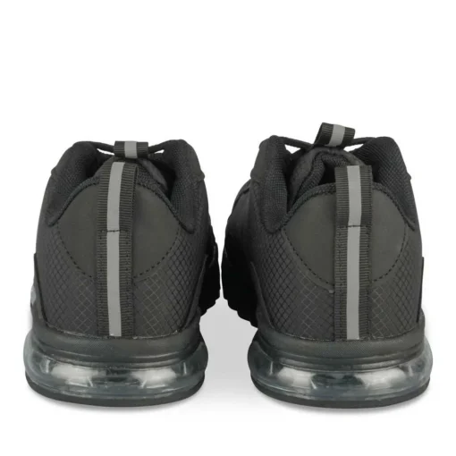 Baskets NOIR Garçon Motif Uni Lacets