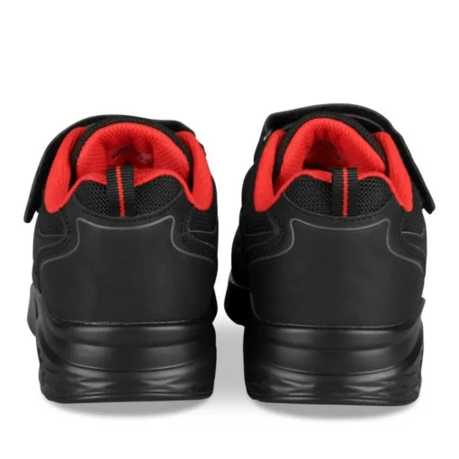 Baskets NOIR Garçon Motif Uni Scratch