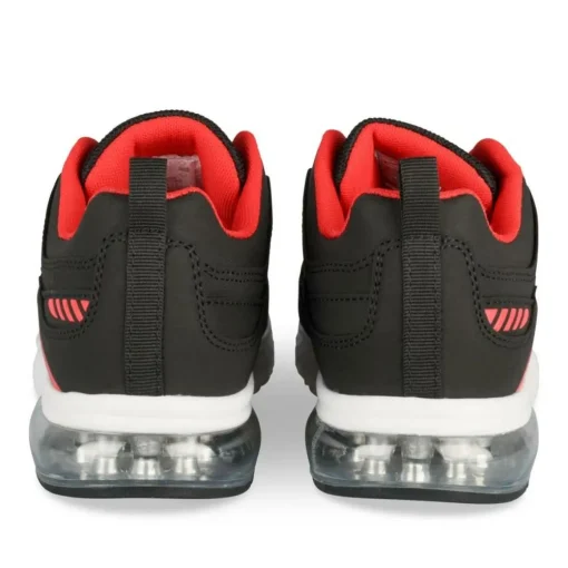 Baskets NOIR Garçon Motif Uni Lacets