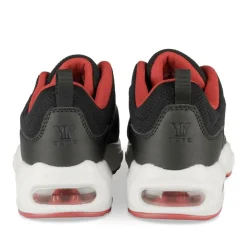 Baskets NOIR Garçon Motif Uni Lacets