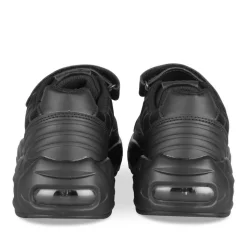 Baskets NOIR Garçon Motif Uni Scratch