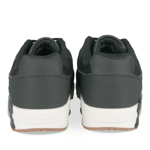 Baskets NOIR Garçon Motif Multicolore Lacets