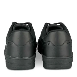 Baskets NOIR Garçon Motif Uni Lacets