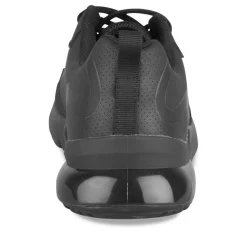 Baskets NOIR Garçon Motif Uni A Enfiler