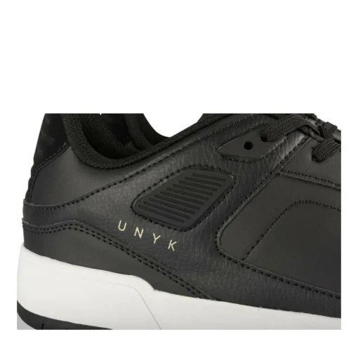 Baskets NOIR Garçon Motif Uni Lacets