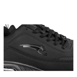 Baskets NOIR Garçon Motif Uni Lacets