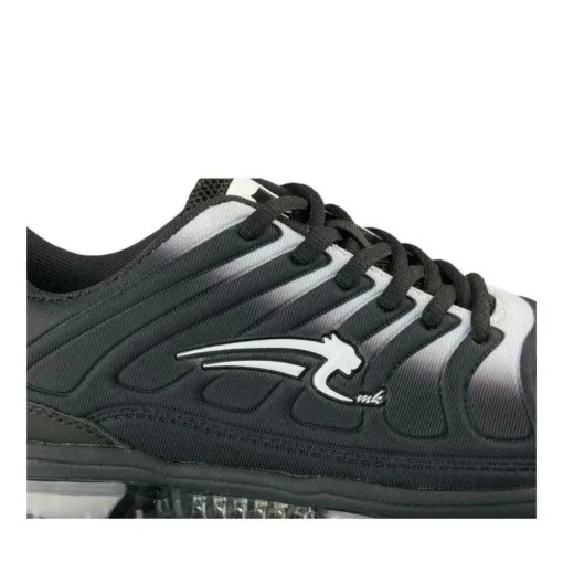 Baskets NOIR Garçon Motif Uni Lacets
