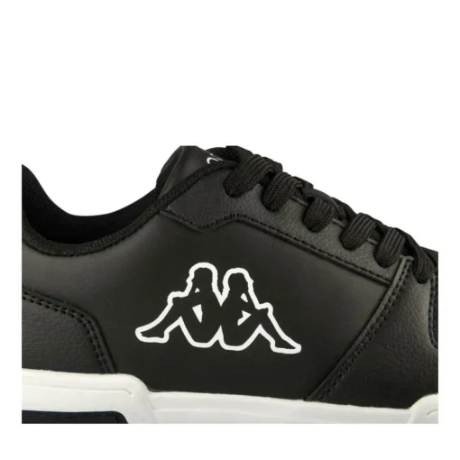 Baskets NOIR Garçon Motif Uni Lacets