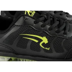 Baskets NOIR Garçon Motif Uni Lacets