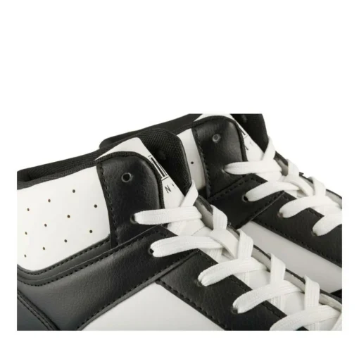 Baskets NOIR Garçon Motif Uni Lacets