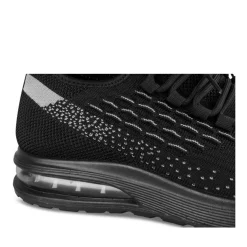 Baskets NOIR Garçon Motif Uni Lacets