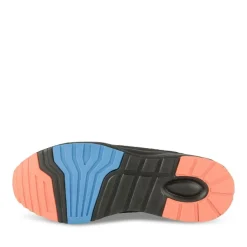Baskets NOIR Garçon Motif Uni Elastique
