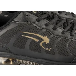 Baskets NOIR Garçon Motif Uni Lacets