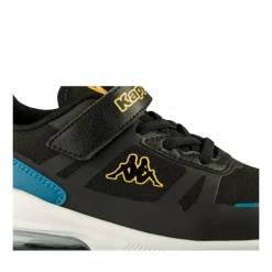 Baskets NOIR Garçon Motif Uni Lacets