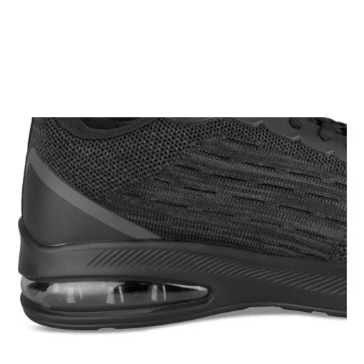 Baskets NOIR Garçon Motif Uni Lacets