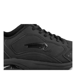 Baskets NOIR Garçon Motif Uni Lacets