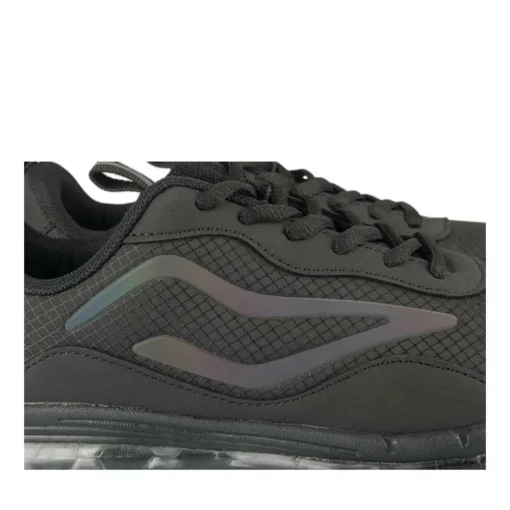 Baskets NOIR Garçon Motif Uni Lacets