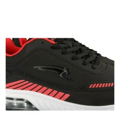 Baskets NOIR Garçon Motif Uni Lacets