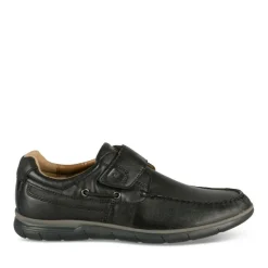 Baskets NOIR Homme CUIR Motif Uni Scratch