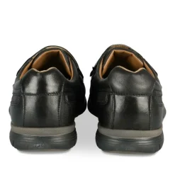 Baskets NOIR Homme CUIR Motif Uni Scratch