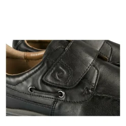 Baskets NOIR Homme CUIR Motif Uni Scratch
