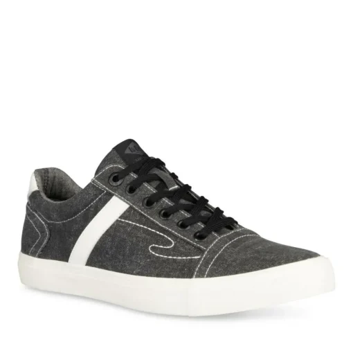 Baskets NOIR Homme Lacets