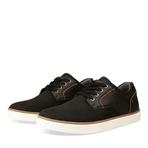 Baskets NOIR Homme Lacets