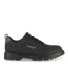 Baskets NOIR Homme Motif Uni Lacets
