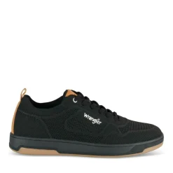 Baskets NOIR Homme Motif Uni Lacets