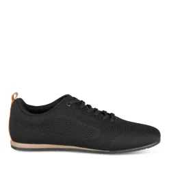 Baskets NOIR Homme Motif Uni Lacets