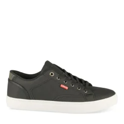 Baskets NOIR Homme Motif Uni Lacets