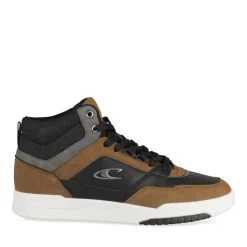 Baskets NOIR Homme Motif Uni Lacets