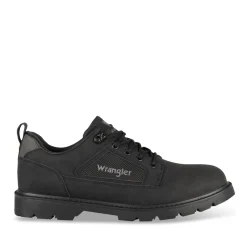 Baskets NOIR Homme Motif Uni Lacets