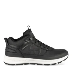 Baskets NOIR Homme Motif Uni Lacets